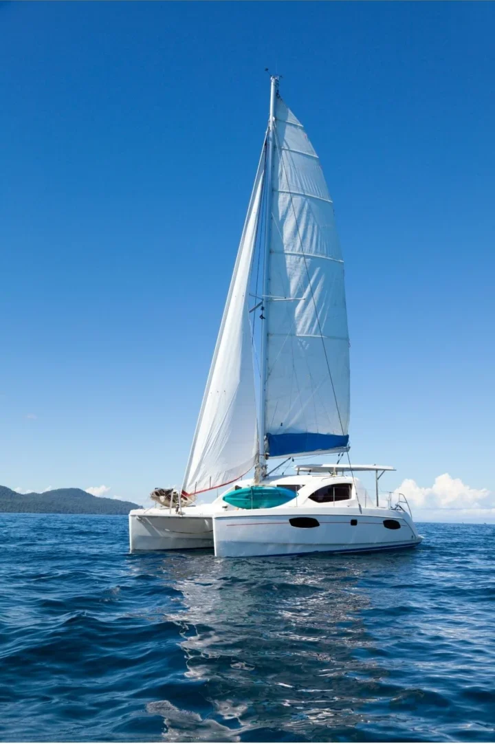 Timone e comando a vela in mare aperto